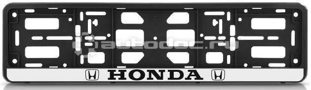 AUTO-GUR Рамка для номера-книжка черная HONDA