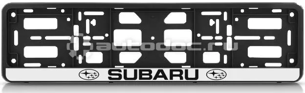 AUTO-GUR Рамка для номера-книжка черная SUBARU