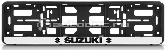 AUTO-GUR Рамка для номера-книжка черная SUZUKI