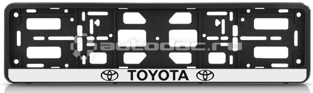 AUTO-GUR Рамка для номера-книжка черная TOYOTA