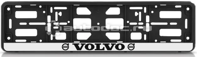 AUTO-GUR Рамка для номера-книжка черная VOLVO