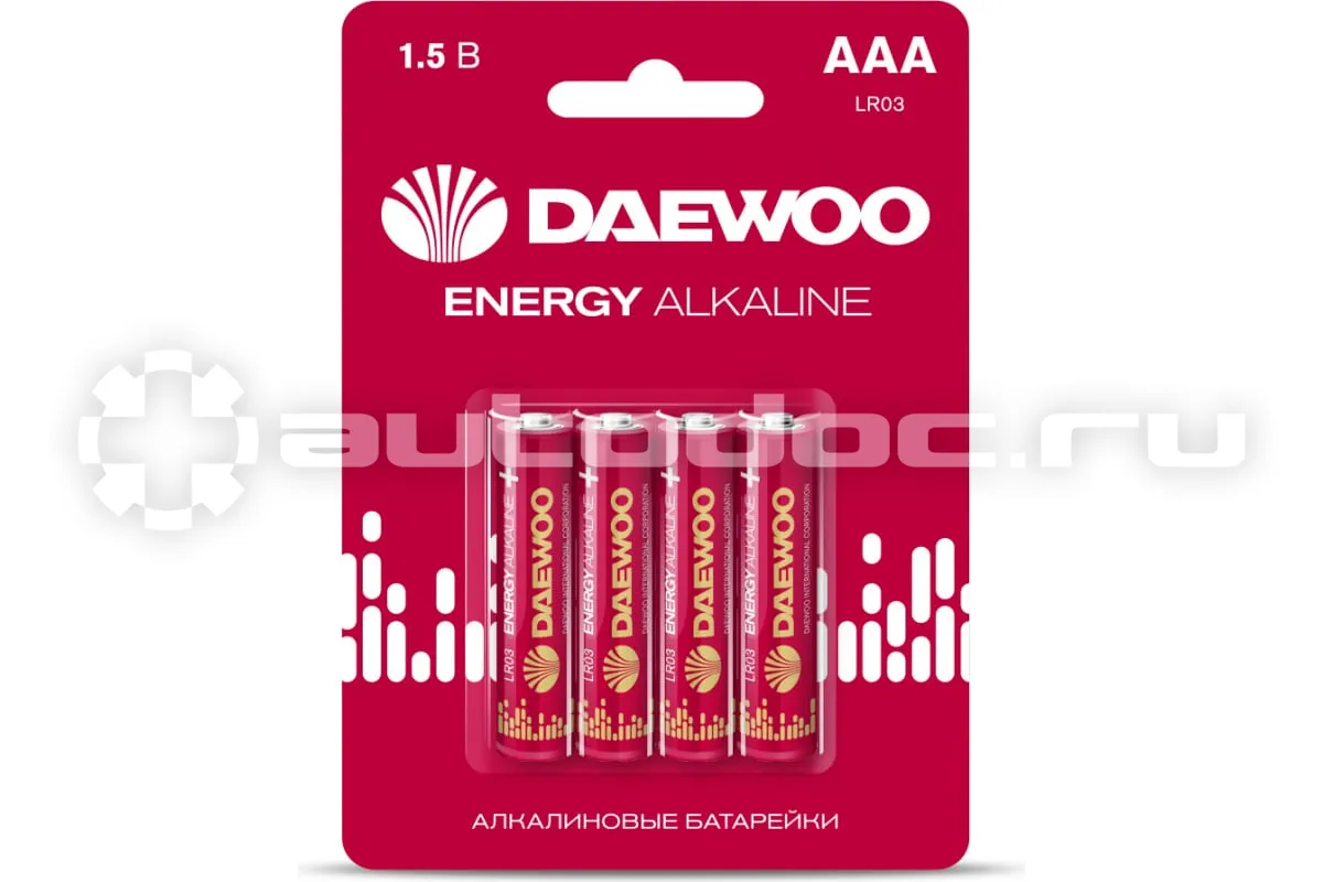 DAEWOO Батарейки AAA LR03 1,5V