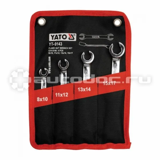 YATO YT-0143 Набор ключей накладных полуоткрытых
