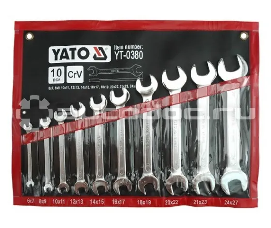 YATO YT-0380 Набор ключей рожковых.