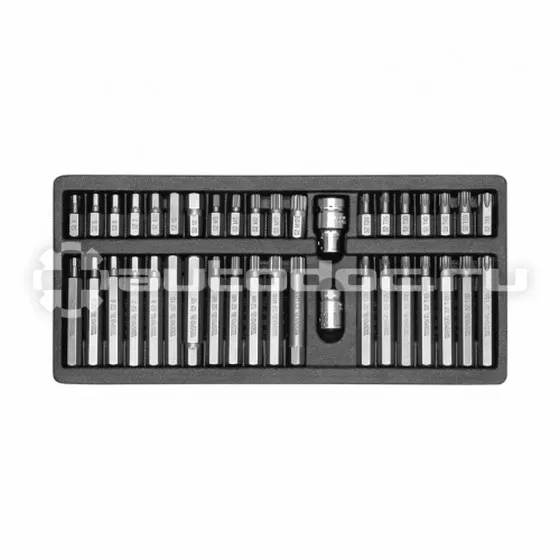 YATO Набор бит 1 | 2"-3 | 8" 40 предметов HEX, SPLINE, TORX