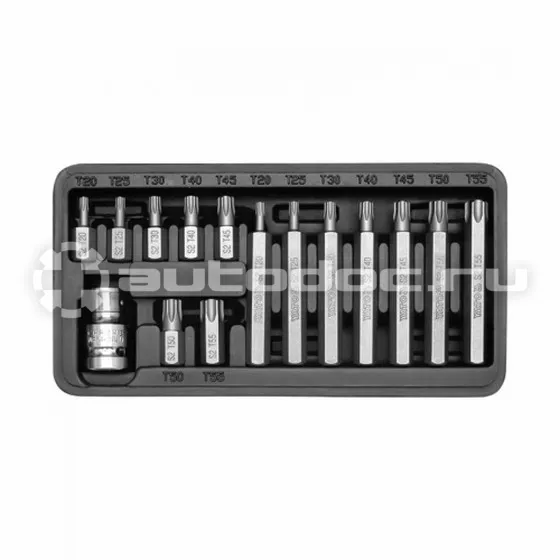 YATO Набор бит 1 | 2" 15 предметов TORX