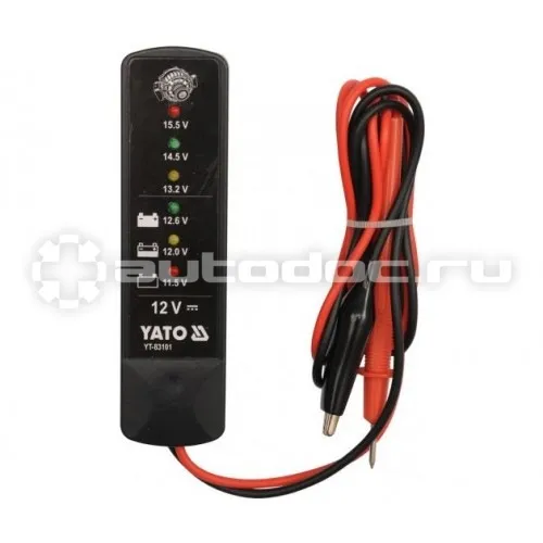 YATO YT83101 Тестер аккумуляторов цифровой