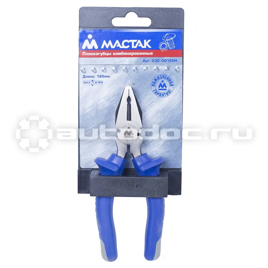 МАСТАК 030-00160H Плоскогубцы