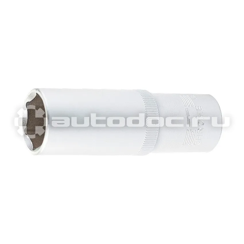 STELS Головка торцевая удлиненная, 19 мм, шестигранная, CrV, под квадрат 1 | 2