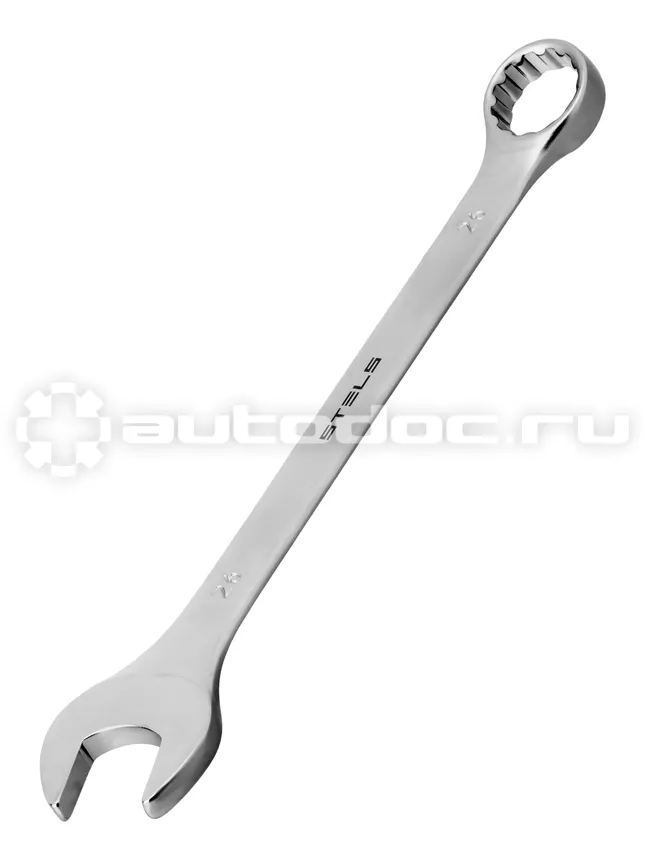 STELS Ключ комбинированный, 26 мм, CrV, матовый хром