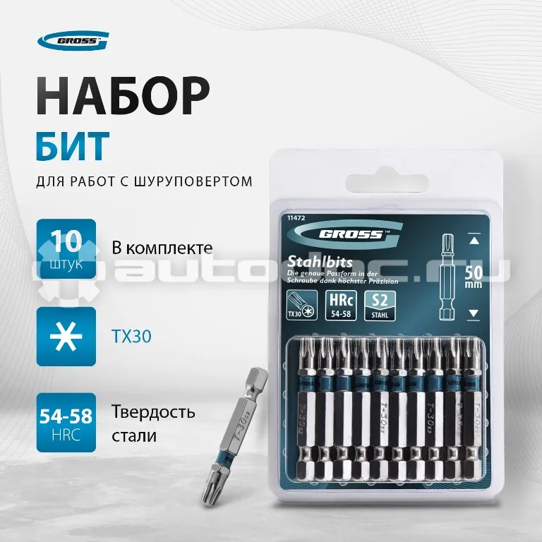 GROSS 11472 Набор бит
