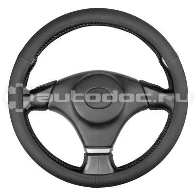 SKYWAY Оплетка кожаная 2XL (45-47 см) Base Gorilla-1 Черная