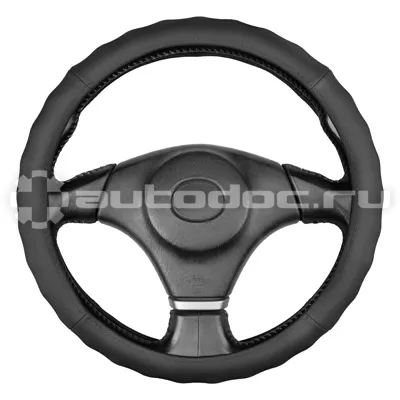 SKYWAY Оплетка кожаная XL (41-43 см) Base Gorilla-2 Черная