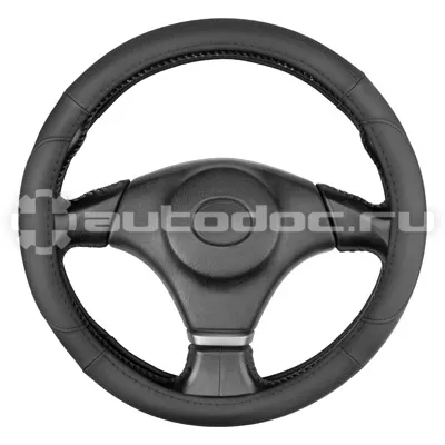 SKYWAY Оплетка кожаная M (37-39 см) Design Gorilla-4 Черная