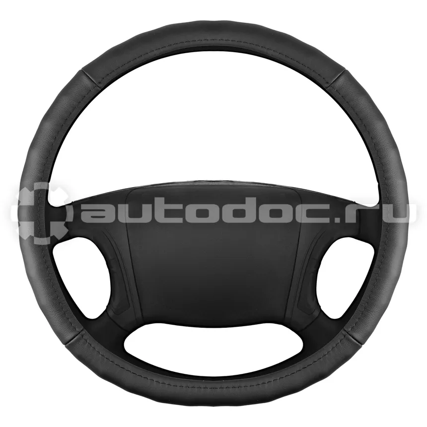 SKYWAY Оплетка натуральная кожа 4XL (48-50 см) Base Real-6 Черная