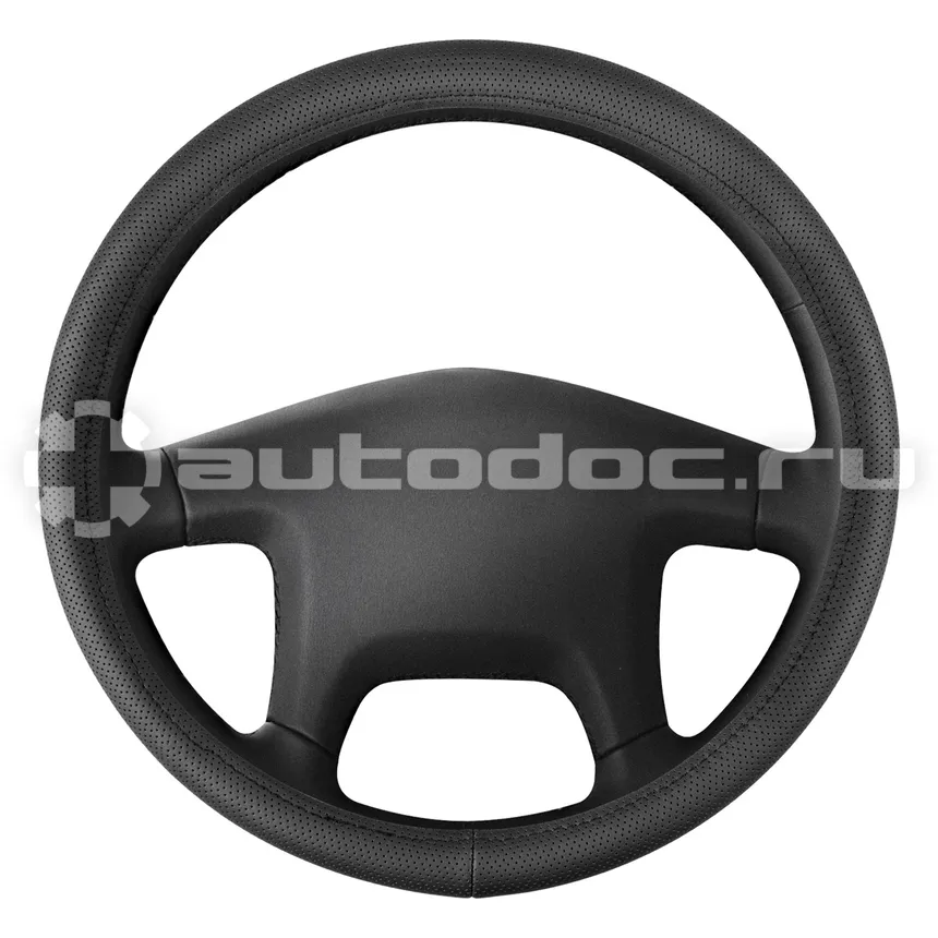 SKYWAY Оплетка натуральная кожа с перфорацией 2XL (45-47 см) Base Real-11 Черная