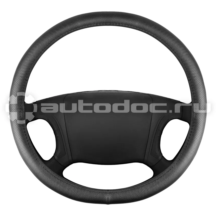 SKYWAY Оплетка натуральная кожа с перфорацией 4XL (48-50 см) Base Real-11 Черная