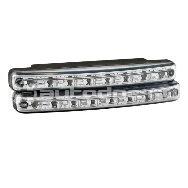 SKYWAY Ходовые огни 12V 8 диодов Safety (~155*40*15мм) 2шт