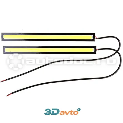 SKYWAY Ходовые огни 12V 1 COB диод (~170*3*15мм) 2шт