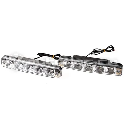 SKYWAY Ходовые огни 12V 5 диодов (~190*40*30мм) Light version 2шт