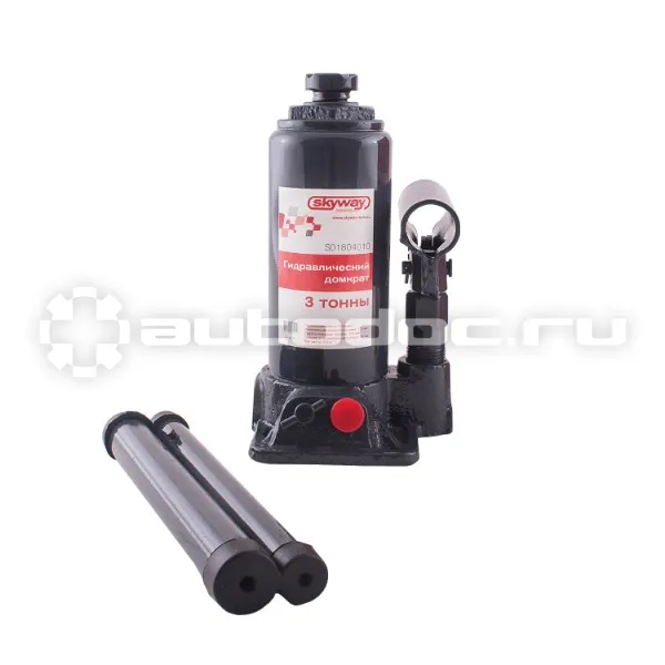 SKYWAY S01804010 Домкрат гидравлический с клапаном в коробке+сумка