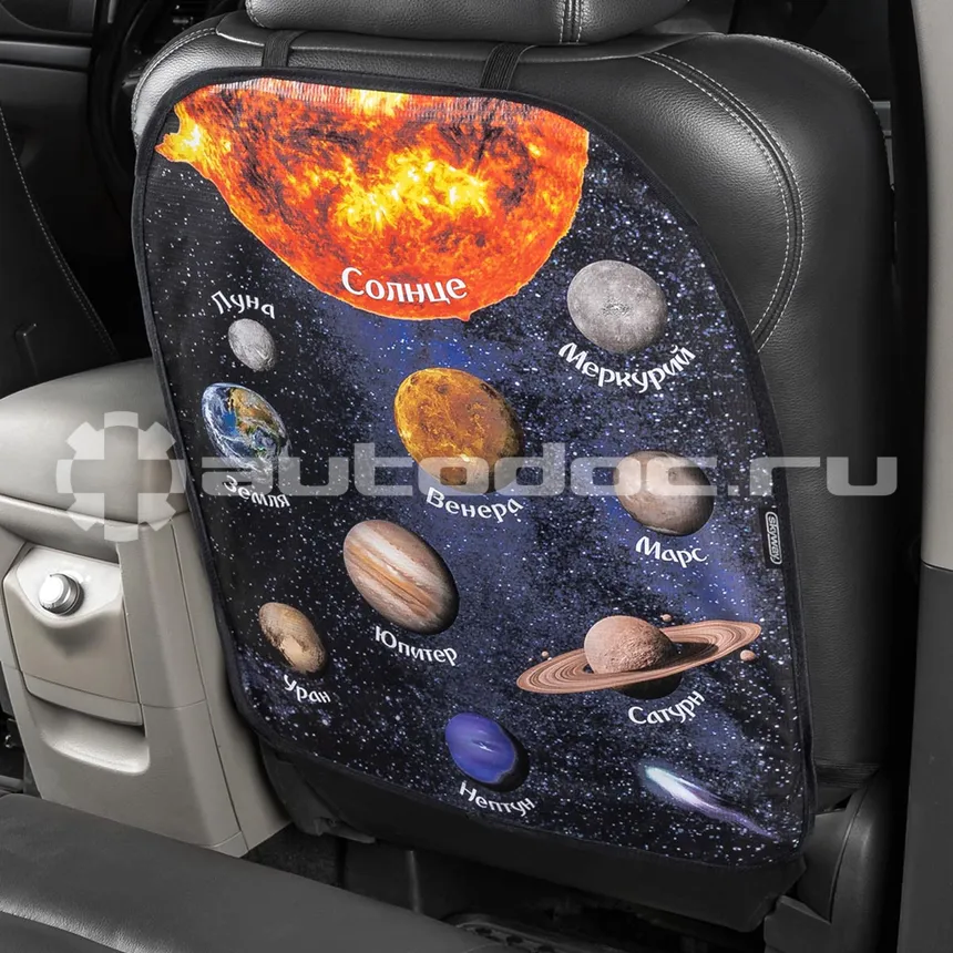 SKYWAY Защита спинки сиденья ПВХ Frontlit 60*50см Планеты