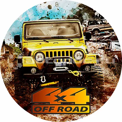 SKYWAY Чехол запасного колеса OFF ROAD R16,17 диаметр 77см экокожа (полиэстер)
