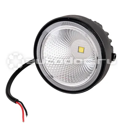 SKYWAY Фара светодиодная OFF ROAD 98*80мм круглая 12V | 30V 20W 6000К 1 диод Ближний