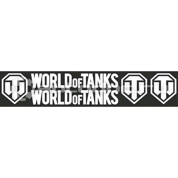 SKYWAY Наклейка бликер термо плоттер World of tanks (50х250)