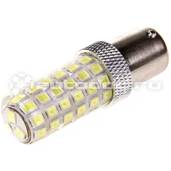 SKYWAY Автолампа диод S25 (P21W) 12V 57 SMD с цоколем 1-конт Белая 1156 SKYWAY