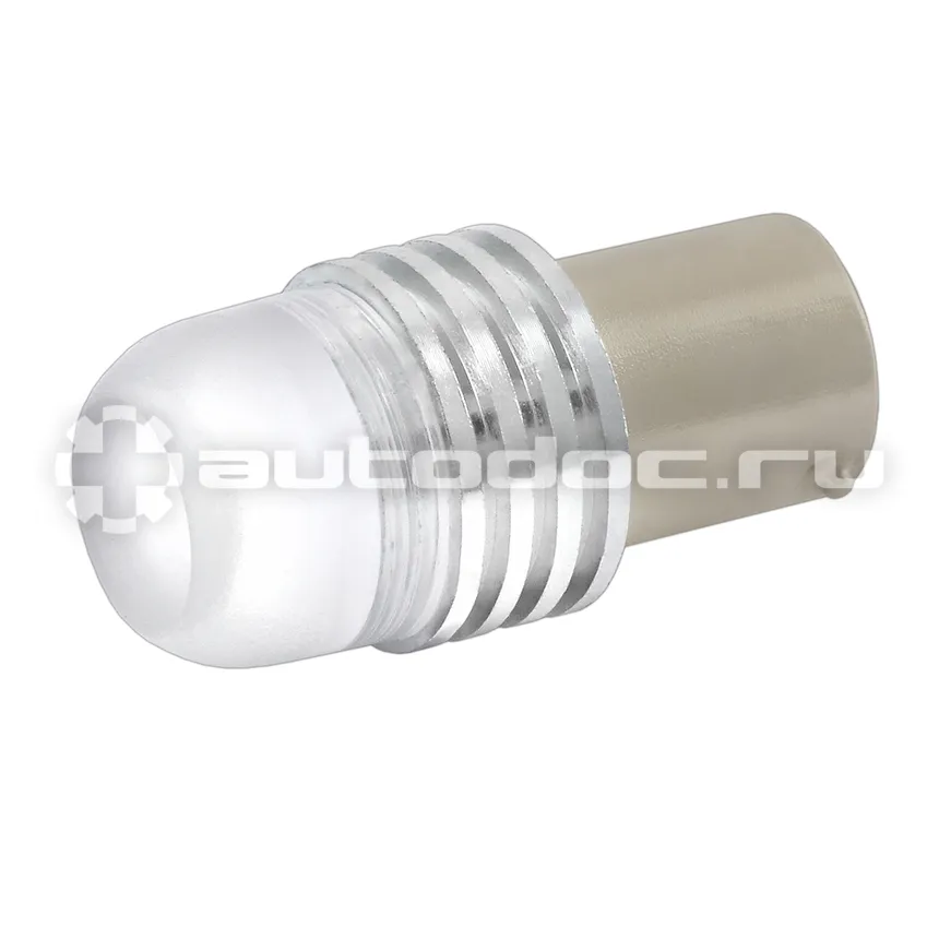 SKYWAY Автолампа диод S25 (P21W) 12V 3 SMD диода 1-конт BA15s Белая (в компл. 2 шт.)