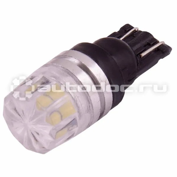 SKYWAY Автолампа диод T10 (W5W) 12V 1 диод без цоколя 1-конт Белая Габариты, номер ST10-1.5 (круглая
