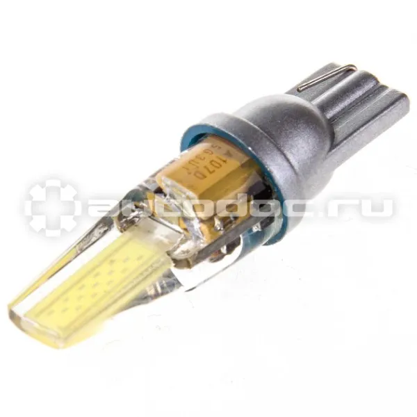 SKYWAY Автолампа диод T10 (W5W) 12V 1 диод без цоколя 1-конт Белая Габариты, номер ST10-3