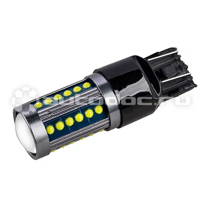 SKYWAY Лампы светодиодные T20 (W21/5W) 12/24V 36 COB диодов 2-конт (биполярная) Белая