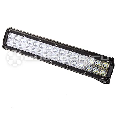 SKYWAY Фара светодиодная OFF ROAD 365*80*60мм прямоугольная 12V | 24V 90W 6000К 30 диодов Дальний свет