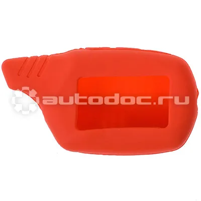 SKYWAY Чехол на сигнализацию стaрлaйн B9 | B6 | B91 | A61 | A91 силиконовый SW Красный