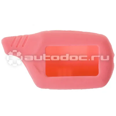 SKYWAY Чехол на сигнализацию стaрлaйн B9 | B6 | B91 | A61 | A91 силиконовый SW Розовый