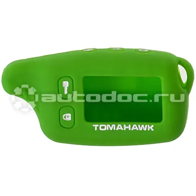SKYWAY Чехол на сигнализацию TOMAHAWK TW9010,9020,9030 силиконовый SW Зеленый