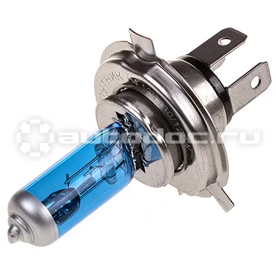 SKYWAY Лампы галогенные H4 12V 130 | 120W P45t 2-конт XENON WHITE+30 4500К