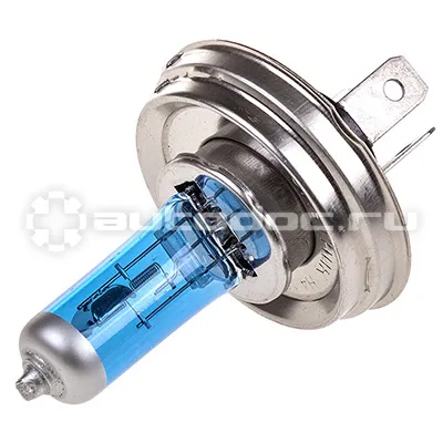 SKYWAY Лампы галогенные H4 12V 60 | 55W P45t 2-конт XENON WHITE+30 4500К