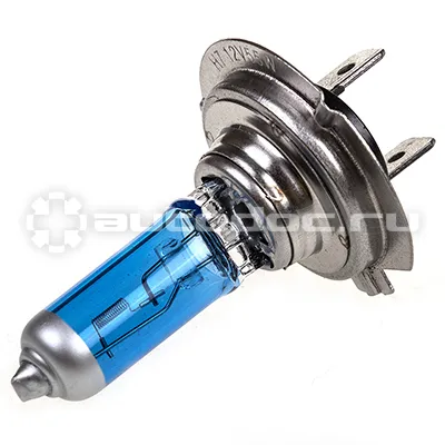 SKYWAY Лампы галогенные H7 12V 55W 1-конт XENON WHITE+30 4500K