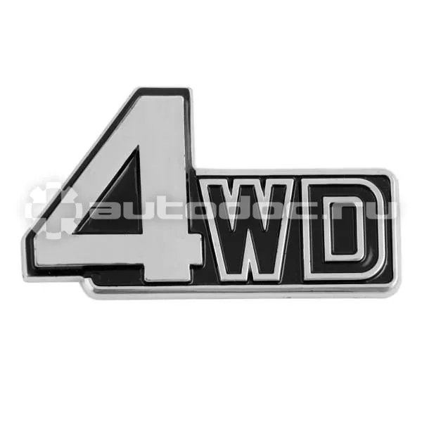 SKYWAY Шильдик металлопластик SW "4WD" Черный