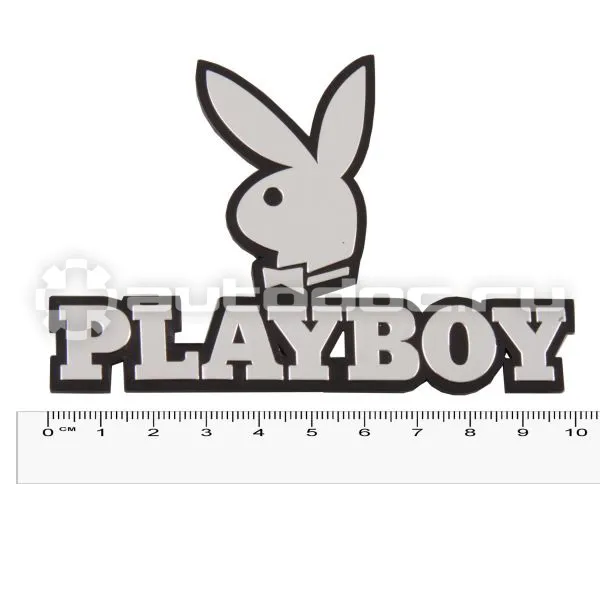SKYWAY Шильдик металлопластик SW "PLAY BOY" 95*65мм
