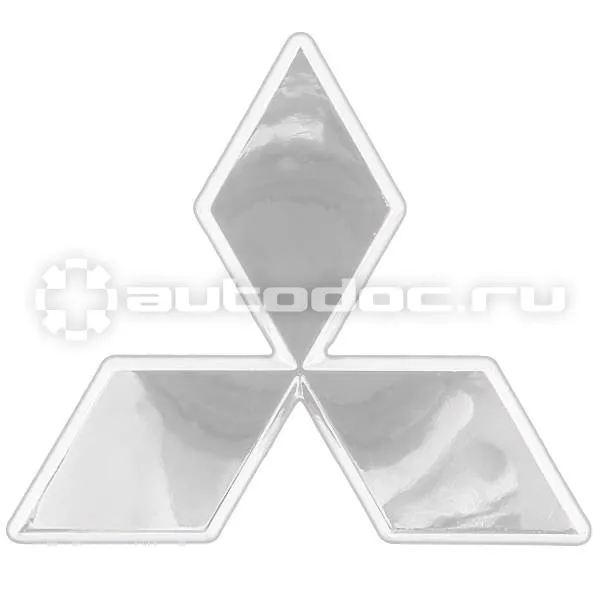 SKYWAY Эмблема хром SW Mitsubishi (88x76мм)