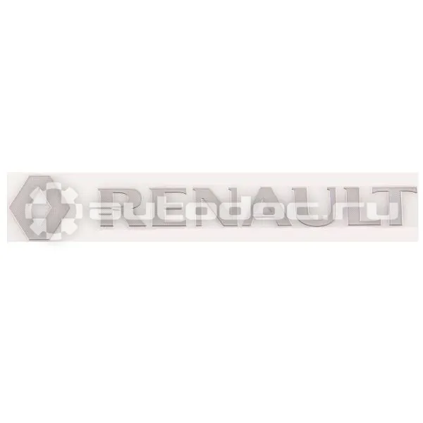 SKYWAY Шильдик металлопластик SW "RENAULT" (Наклейка) 150*25мм