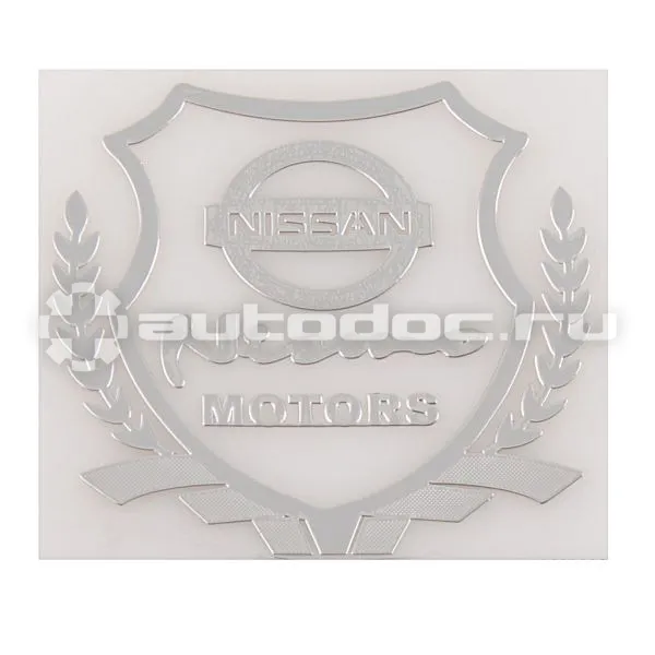 SKYWAY Шильдик металлопластик SW "NISMO MOTORS" (Наклейка) 50*45мм