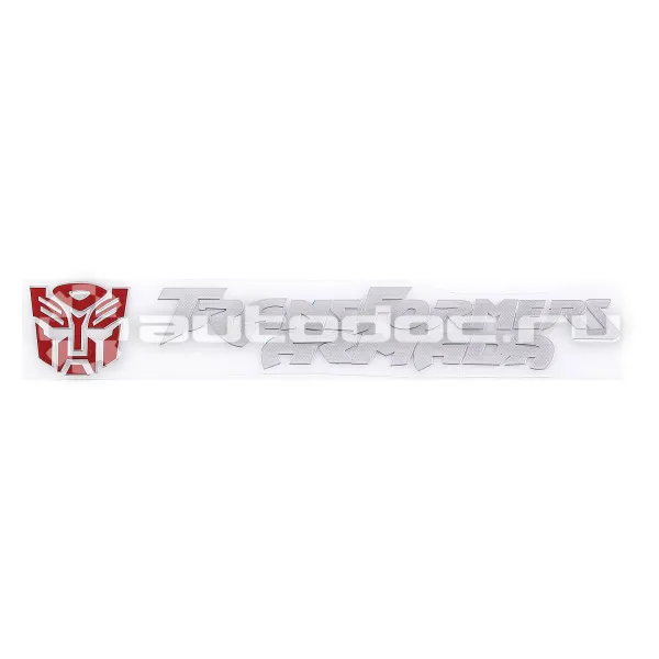 SKYWAY Шильдик металлопластик SW "TRANSFORMERS ARMADA" Красный (Наклейка) 150*25мм