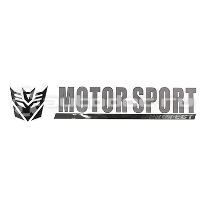 SKYWAY Шильдик металлопластик SW "MOTORSPORT PROTECT" Черный 150*25мм (наклейка)
