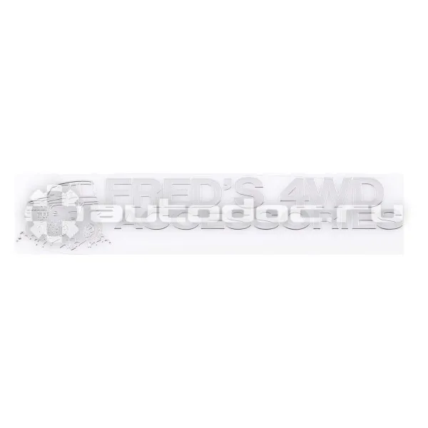 SKYWAY Шильдик металлопластик SW "4WD FREDS ACCESSORIES" Черный (Наклейка) 140*25мм