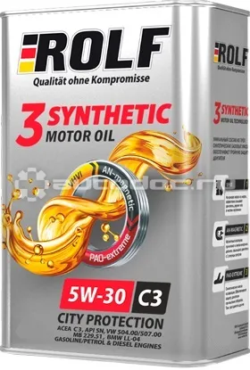 ROLF 3-SYNTHETIC  5W-30 ACEA C3 (Metal)